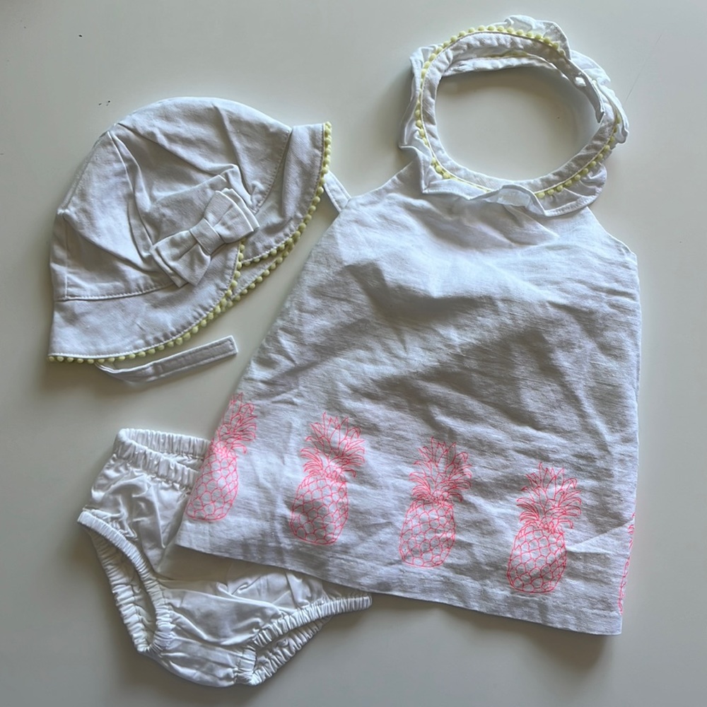 Baby Girl Pineapple Outfit by Janie and Jack 0-3 months